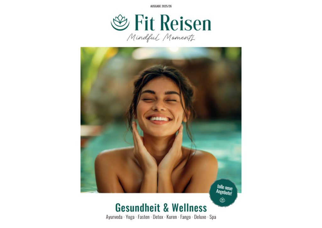 Fit Reisen logo with a smiling man and woman, representing a specialist in spa and wellness.